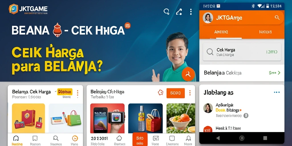 Tampilan antarmuka aplikasi JKTGAME untuk cek harga.