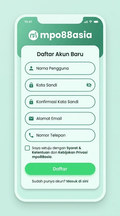 Panduan Registrasi Akun Baru mpo88asia untuk Pengguna Android